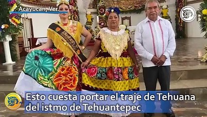 Esto cuesta portar el traje de Tehuana del istmo de Tehuantepec ¿lujosa tradición?