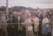 Imagens da inauguração da Ponte Colombo Salles, em 1975