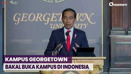 Télécharger la video: Presiden Jokowi Sebut Kampus Georgetown Bakal Buka Kampus di RI Tahun Depan