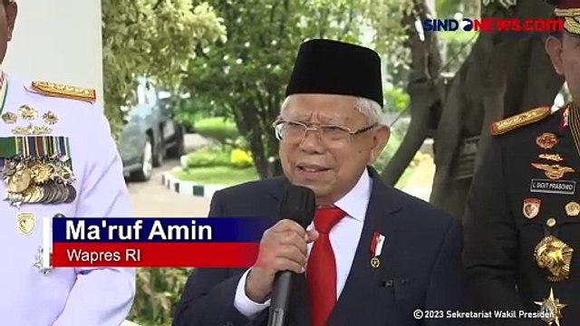 Wapres Ma’ruf Amin Minta ASN, TNI dan Polri Jaga Netralitas saat Pemilu 2024