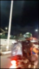 Homem é atendido pelo Samu após queda de moto em Salvador