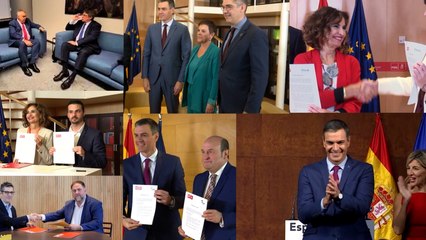 7 apoyos, 179 votos y 43 días: el precio de la investidura de Pedro Sánchez