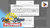 SC, kinatigan ang desisyon ng Sandiganbayan na ibasura ang ill-gotten wealth case ni former Pres. Marcos Sr. at iba pang akusado