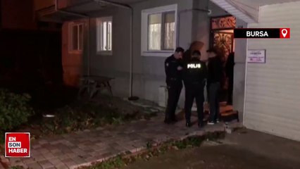 Bursa'da ev sahibine yakalanan hırsızlar camdan atlayarak kaçtı