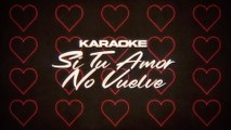 La Arrolladora Banda El Limón De René Camacho - Si Tu Amor No Vuelve (Karaoke)