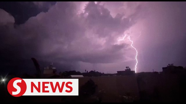 Rain in war-ravaged Gaza brought floods, but also drinking water