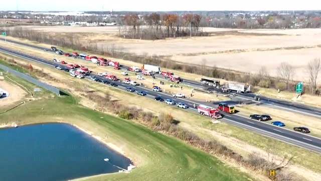 Semitrailer rear-ends bus carrying students in Ohio, killing 3 and sending 15 to hospital