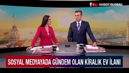Sosyal medyada gündem olan kiralık ev ilanı! Bir oda birazcık mutfak...