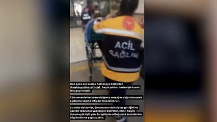 Popstar Mehtap felç geçirdi