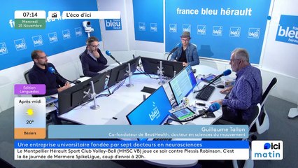 Guillaume Tallon, co-créateur de BeatMove, une appli pour aider à marcher en musique