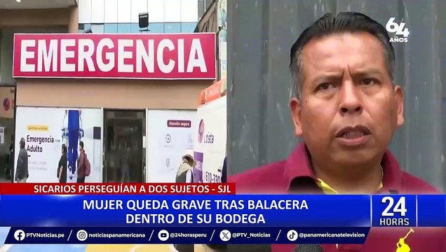 SJL: dos heridos deja balacera desatada por presuntos sicarios