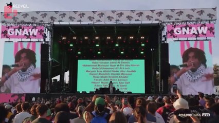 Rapçi Redevil'den, konserde 'Gazze' anonsu: Listede adı bulunan kimse dört yaşına kadar gelemedi