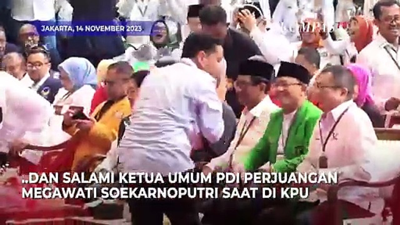 Gibran Soal Dirinya dan Kaesang Sungkem ke Megawati di KPU: Orang yang Saya Hormati