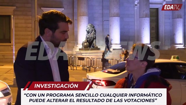 El informático despedido del Congreso: Es sencillo alterar el sistema de votaciones con un programita