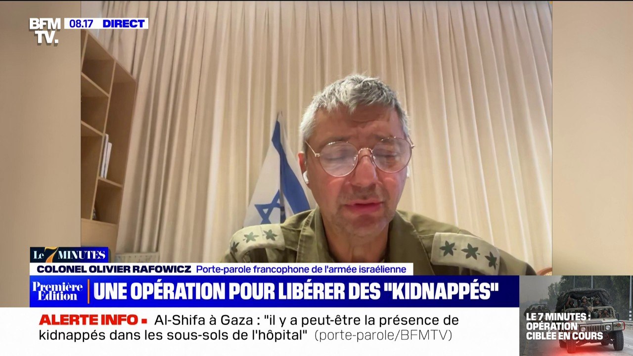 Hôpital Al-Shifa: "Nous avons des informations précises sur la présence de terroristes du Hamas, entre 200 et 300", affirme le porte-parole de Tsahal