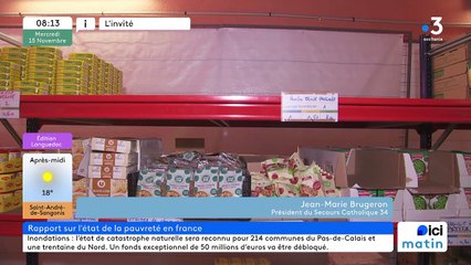 Jean-Marie Brugeron, Président du Secours Catholique 34