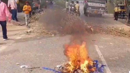 जहानाबाद: हत्या के बाद गुस्साए ग्रामीणों ने किया सड़क जाम, जमकर मचाया हंगामा