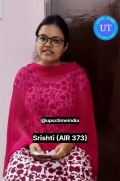UPSC Topper Srishti (AIR 373) Booklist l Toppers Talk l UPSC TIME