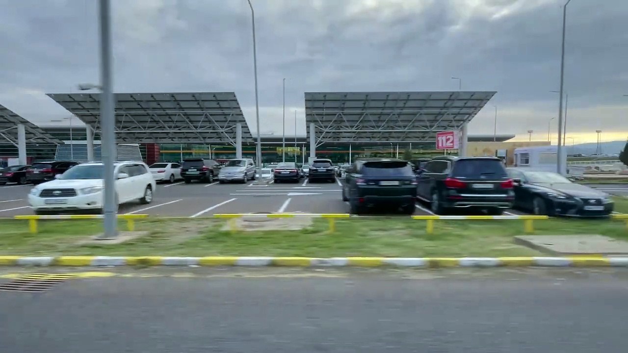 Tbilisi Bus No.337 Full Route: Tbilisi International Airport → Station Square [Window View]