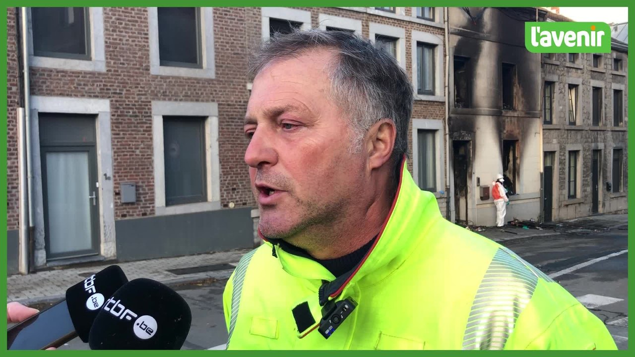 Incendie mortel à Huy interview de Christophe Jadot