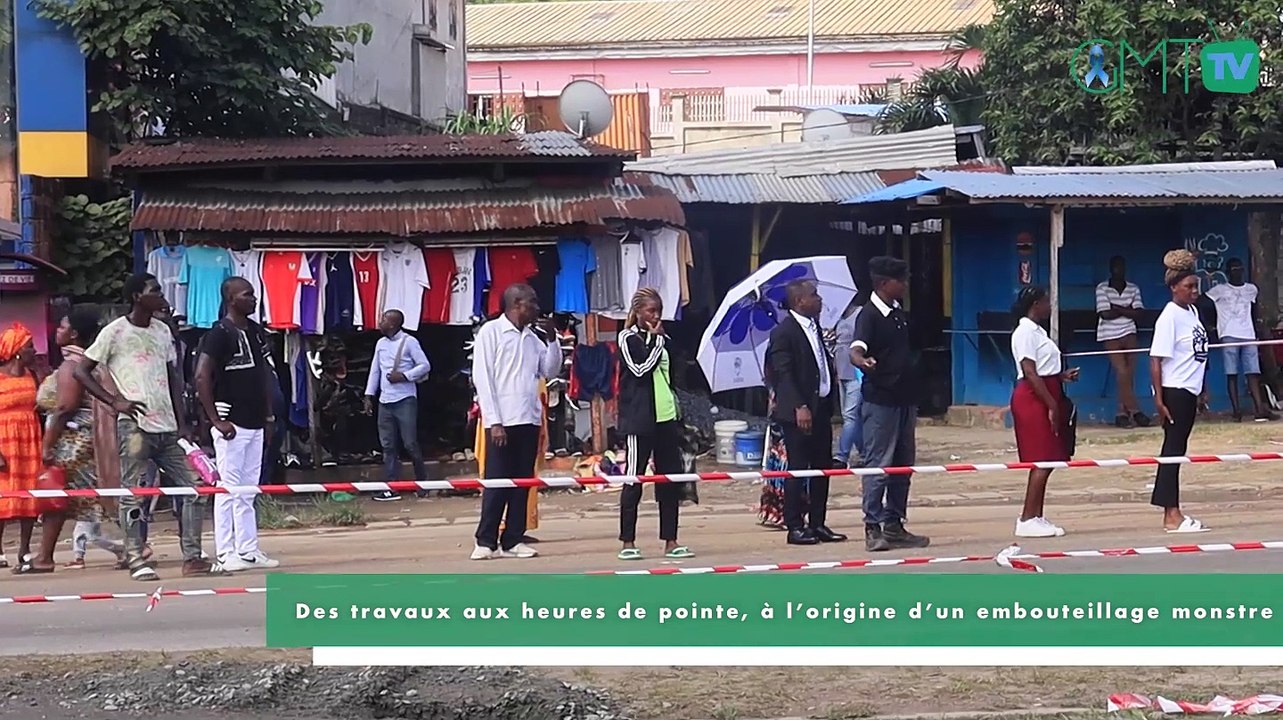 [#Reportage] #Gabon : Des travaux aux heures de pointe, à l’origine d’un embouteillage monstre