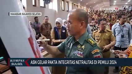 ASN Gelar Pakta Integritas Netralitas Di Pemilu 2024