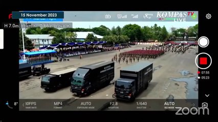 Download Video: Potret Parade Alutsista Tank hingga Kendaraan Amfibi TNI AL di HUT ke-78 Korps Marinir