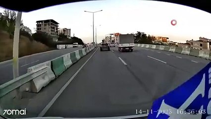 Bursa'da trafik kazası son anda önlendi