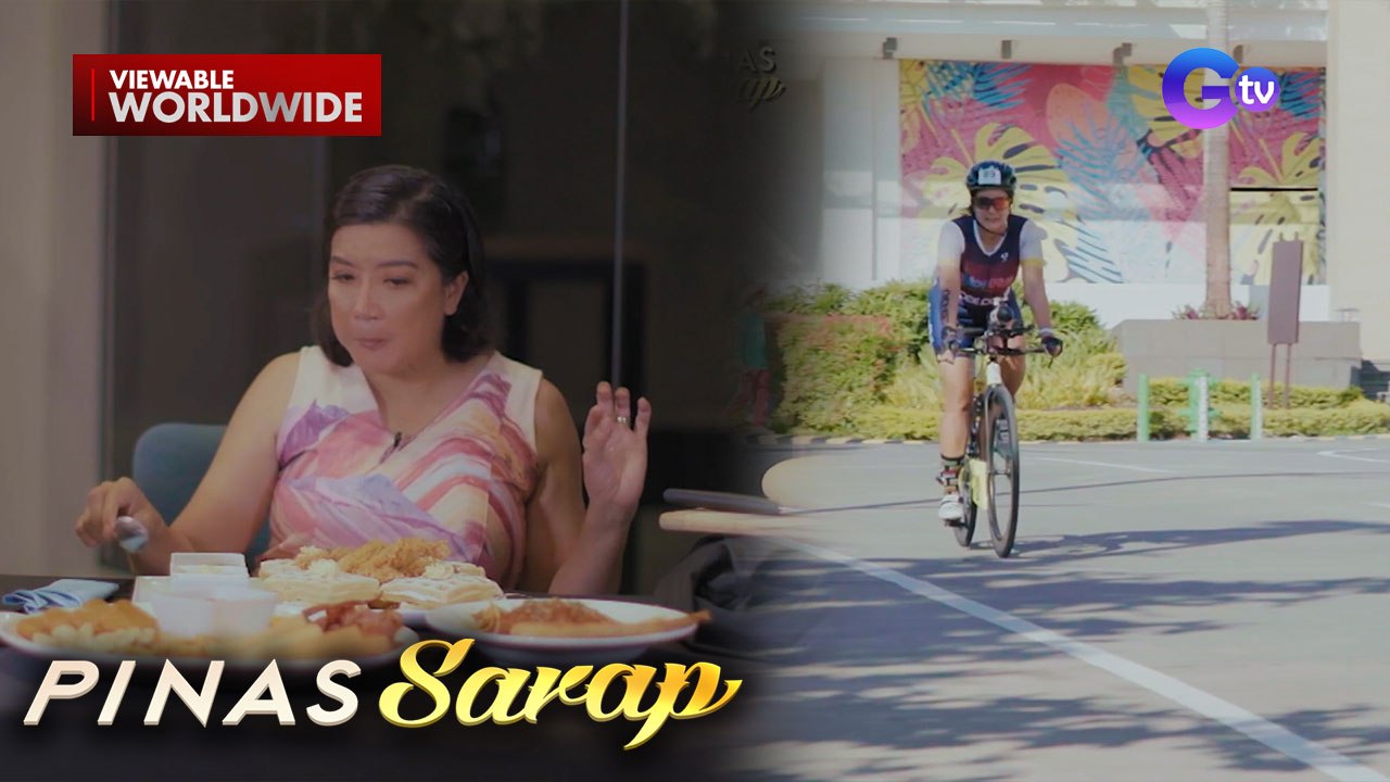 Kara David, nag-mukbang bago sumabak sa Triathl...