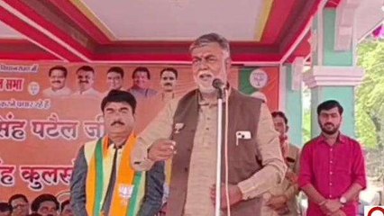 रायसेन: केंद्रीय मंत्री ने कांग्रेस पर साधा निशाना, राहुल गांधी से पूछी जाति