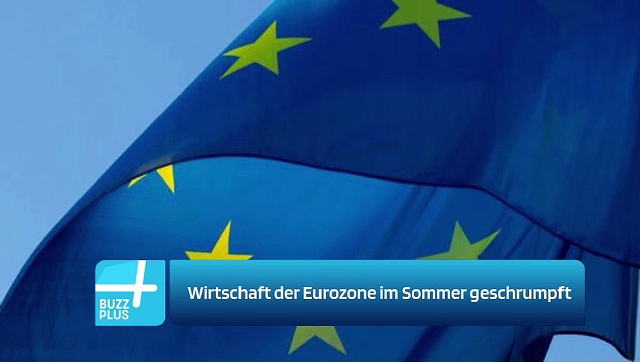 Wirtschaft der Eurozone im Sommer geschrumpft