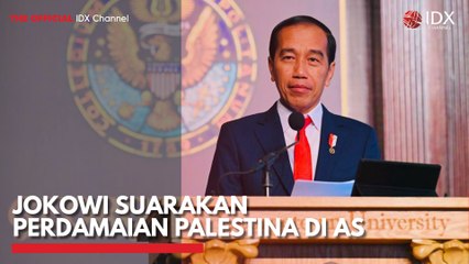 Jokowi Suarakan Perdamaian Palestina di AS
