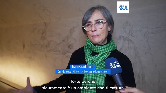 Firenze, anche Euronews nella stanza segreta di Michelangelo