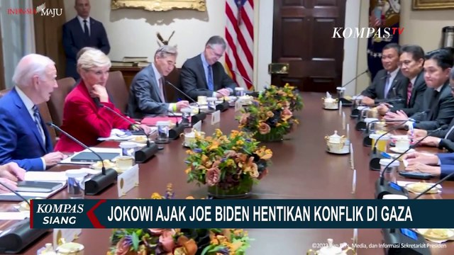 Dukung Gencatan Senjata, Jokowi Ajak Joe Biden untuk Bersama Hentikan Konflik di Gaza