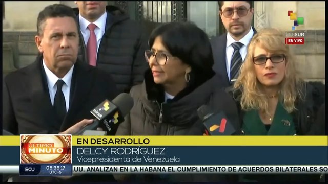 Delcy Rodríguez defiende el derecho de Venezuela a realizar el referéndum sobre el Esequibo