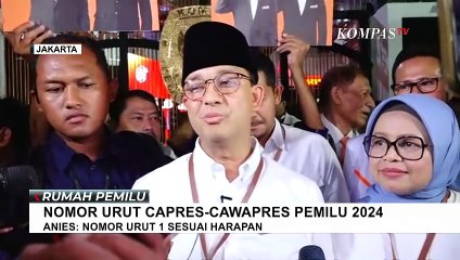 Respons Anies, Ganjar, dan Gibran Usai Dapat Nomor Urut Pemilu 2024
