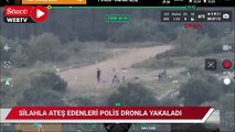 Sultanbeyli'de silahla ateş edenleri polis dronla yakaladı