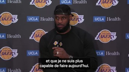 Lakers - LeBron : "Toujours capable de faire ce que je faisais à 20 ans"`