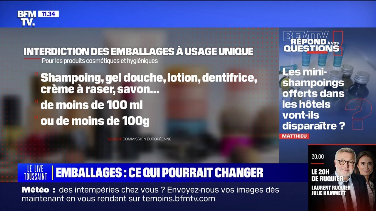 Les mini-shampoings offerts dans les hôtels vont-ils disparaître? BFMTV répond à vos questions