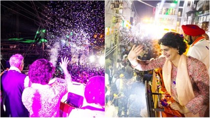 CG Election 2023: प्रियंका गांधी ने सड़क पर दिखाई ताकत, फूलों की बारिश के बीच रायपुर में किया रोड शो