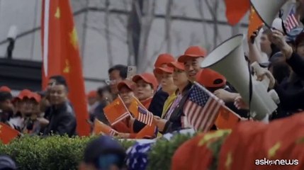A San Francisco manifestazioni pro e anti-cinesi in vista dell'incontro Xi-Biden