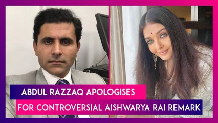 Former Pakistan Cricketer Abdul Razzaq Apologises To Aishwarya Rai Bachchan For Controversial Remark