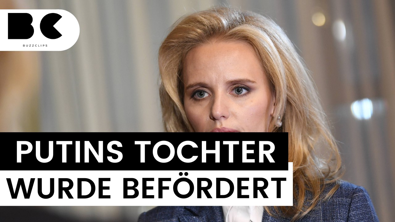 Putins Tochter hat einen neuen Job!