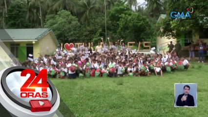2 silid-aralan, ipinatayo sa Burdeos, Quezon ng GMA Kapuso Foundation | 24 Oras