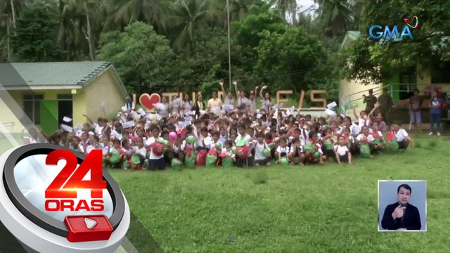 2 silid-aralan, ipinatayo sa Burdeos, Quezon ng GMA Kapuso Foundation | 24 Oras