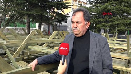 KAYSERİ-MİLLET BAHÇESİNİN PİKNİK MASALARI, LİSELİLERDEN