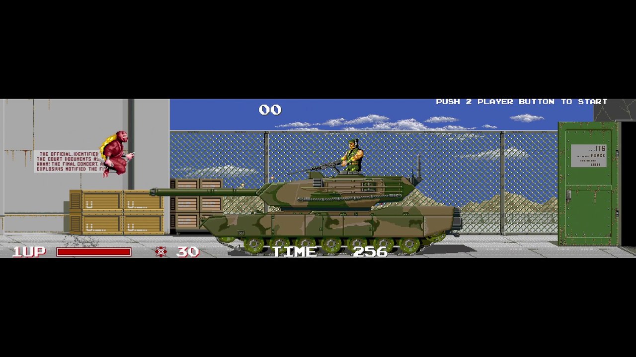 Ninja Warrior, a three-screen arcade game from Taito