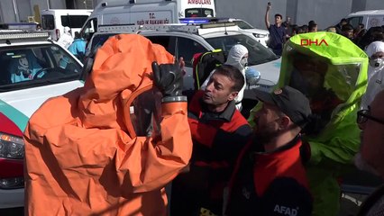 Kayseri'de KBRN Tatbikatı Gerçekleştirildi