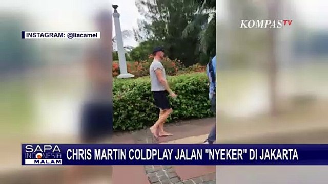 Viral! Video Chris Martin Coldplay Keliling Ibu Kota Jakarta Sambil 'Nyeker'