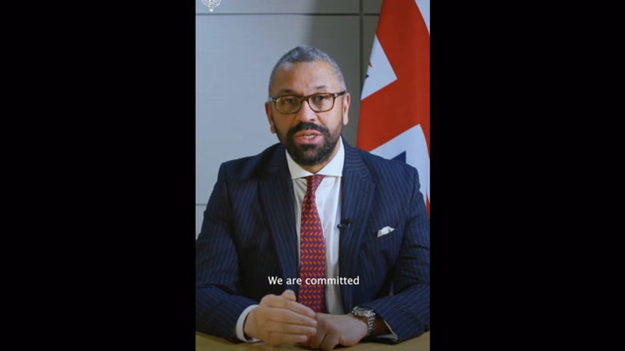James Cleverly releases statement